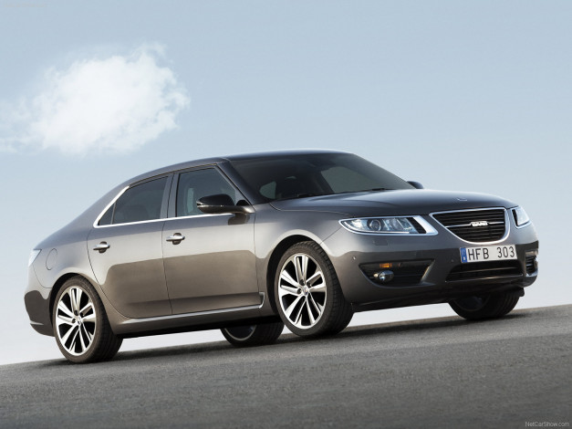 Обои картинки фото saab, sedan, 2010, автомобили