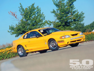 Картинка 1998 ford mustang cobra автомобили hotrod dragster