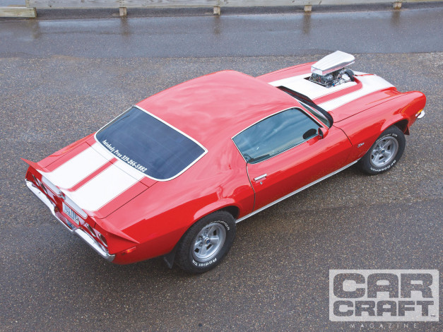 Обои картинки фото 1972, chevy, camaro, автомобили