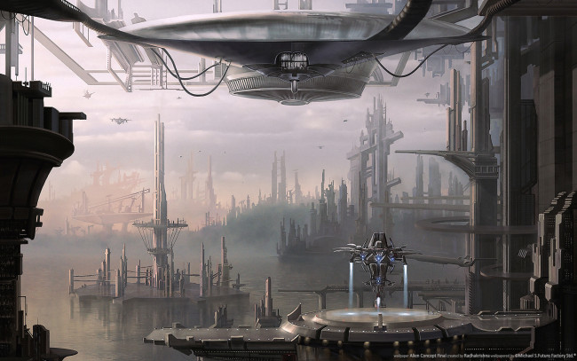 Обои картинки фото alien, concept, final, фэнтези, иные, миры, времена