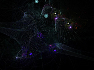 Картинка 3д графика abstract абстракции узор тёмный