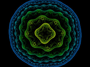 Картинка 3д графика fractal фракталы узор абстракция тёмный