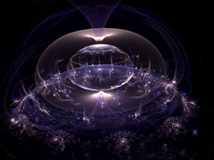 Картинка 3д графика fractal фракталы узор абстракция тёмный