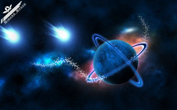 Картинка космос разное другое планета синий