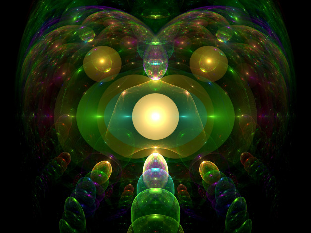 Обои картинки фото 3д, графика, fractal, фракталы, абстракция, узор, тёмный