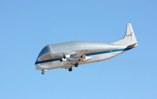 Обои картинки фото авиация, грузовые, самолёты, полет, nasa