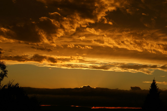 Обои картинки фото природа, восходы, закаты, закат