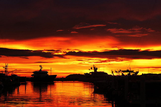 Обои картинки фото природа, восходы, закаты, закат