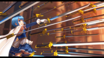 Картинка аниме mahou shoujo madoka magika miki sayaka magica