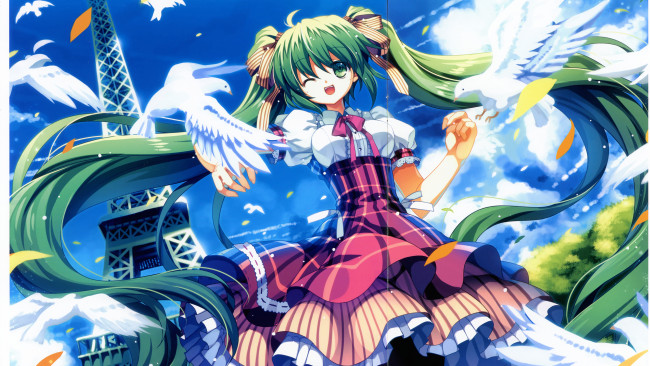 Обои картинки фото аниме, vocaloid