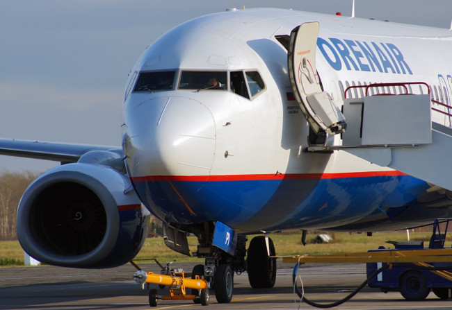 Обои картинки фото авиация, авиационный, пейзаж, креатив, турбина