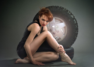 Картинка -Unsort+Рыжеволосые+и+другие+цвета девушк unsort рыжеволосые колесо девушка