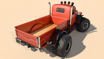 Картинка автомобили 3д dodge 1946