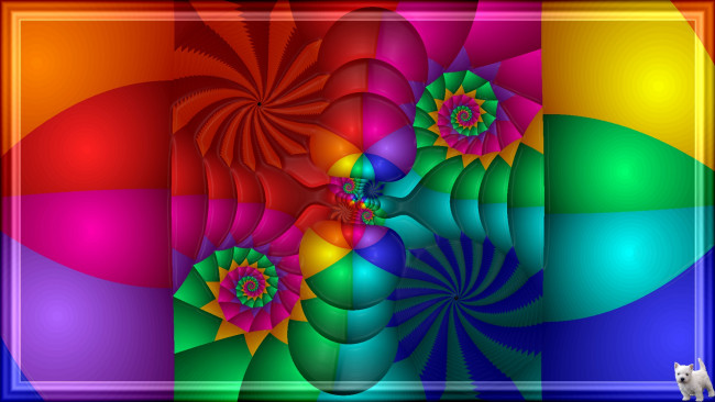 Обои картинки фото 3д, графика, fractal, фракталы, узор, цвета, фон