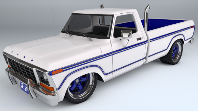 Обои картинки фото автомобили, 3д, 1978, ford