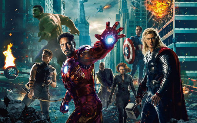 Обои картинки фото the, avengers, кино, фильмы, мстители