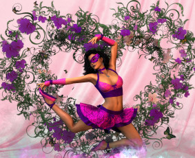 Картинка 3д+графика люди+ people фон взгляд девушка