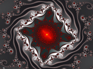 Картинка 3д+графика фракталы+ fractal цвета фон узор