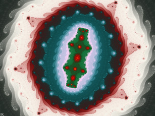 Картинка 3д+графика фракталы+ fractal цвета фон узор