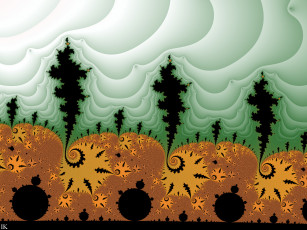 Картинка 3д+графика фракталы+ fractal фон цвета узор