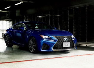 обоя автомобили, lexus, синий, rc, f, jp-spec, 2014г