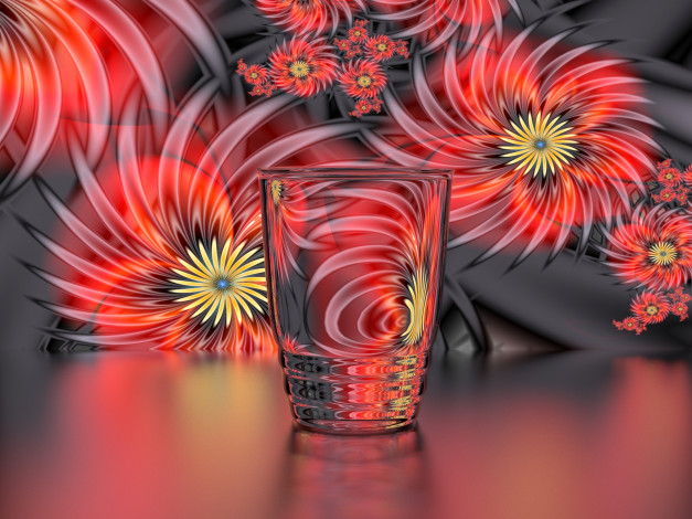 Обои картинки фото 3д графика, фракталы , fractal, цвета, фон, узор