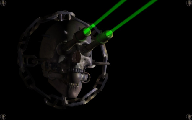 Обои картинки фото 3д графика, ужас , horror, череп, фон