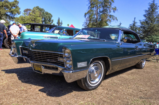 Обои картинки фото 1967 cadillac de ville convertible, автомобили, выставки и уличные фото, выставка, автошоу