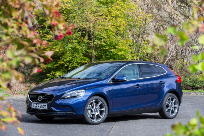 Обои картинки фото автомобили, volvo, d4, v40, 2014г, ocean, race