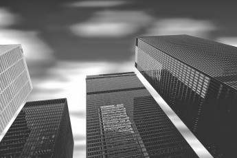 Картинка 3д+графика архитектура+ architecture облака дома