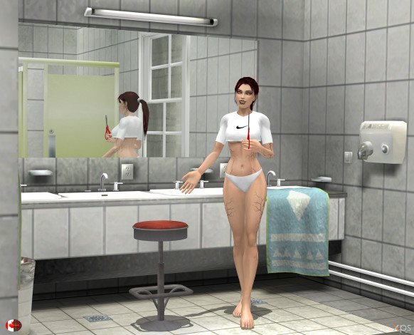 Обои картинки фото 3д графика, фантазия , fantasy, девушка, взгляд, фон