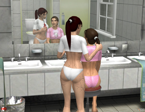 Обои картинки фото 3д графика, фантазия , fantasy, девушки, взгляд, фон