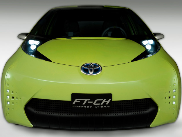 Обои картинки фото toyota ft-ch concept 2010, автомобили, toyota, ft-ch, concept, 2010