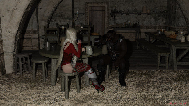 Обои картинки фото 3д графика, эльфы , elves, взгляд, эльфийка, фон