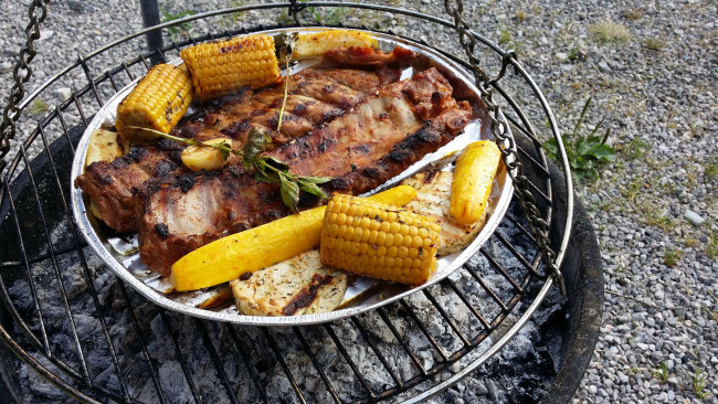 Обои картинки фото еда, мясные блюда, барбекю