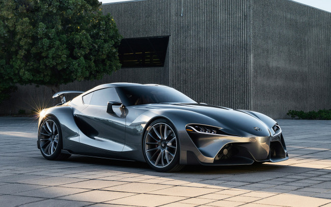 Обои картинки фото toyota ft-1 graphite concept 2014, автомобили, toyota, ft-1, graphite, concept, 2014