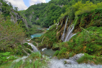 Картинка природа водопады простор