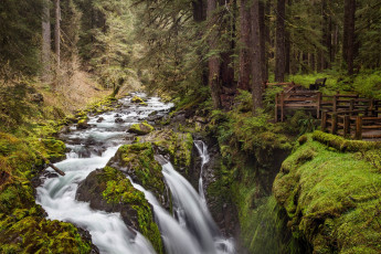 Картинка природа водопады простор