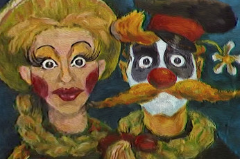 Картинка рисованное кино каламбур мужик баба журнал деревня дураков