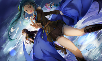 Картинка аниме unknown +другое+ фон взгляд девушка