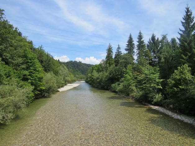 Обои картинки фото природа, реки, озера, река, горы