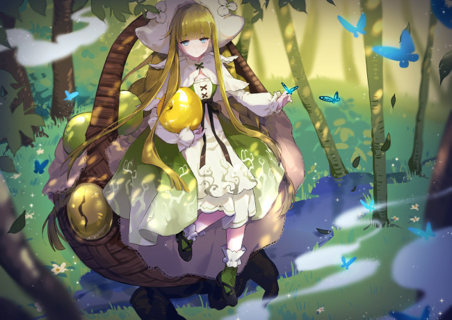 Обои картинки фото аниме, животные,  существа, forever, 7th, capital