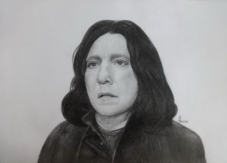 Картинка рисованное кино северус снейп профессор лицо