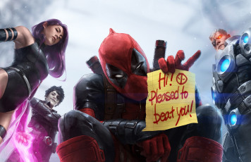 Картинка рисованное кино psylocke marvel comics deadpool надпись персонажи cable