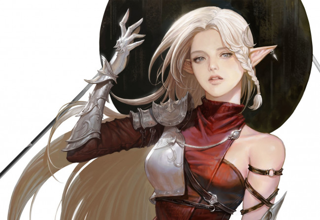 Обои картинки фото фэнтези, эльфы, девушка