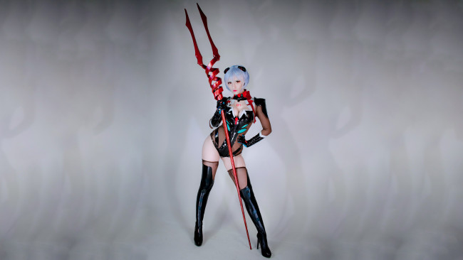 Обои картинки фото девушки, yuzu pyon, косплей, cosplay, yuzu, pyon