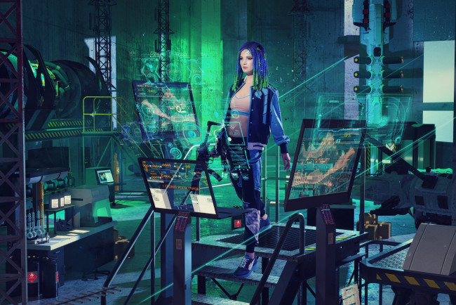 Обои картинки фото девушки, ксана станкевич, образ, техника