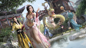 Картинка видео+игры ---другое персонажи игра дракон двор