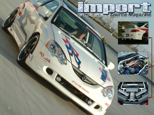 Обои картинки фото acura, rsx, автомобили