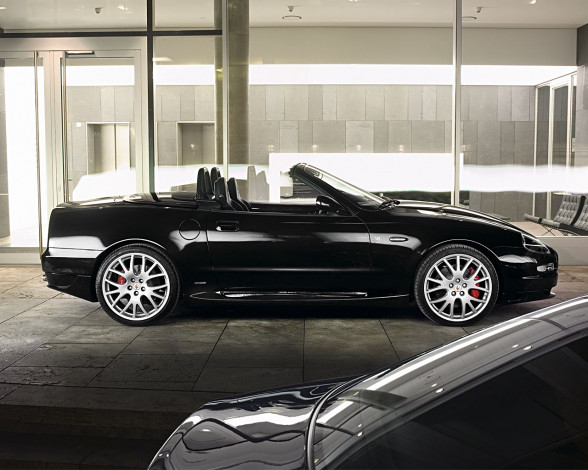 Обои картинки фото maserati, gransport, spyder, автомобили